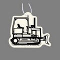 Paper Air Freshener Tag W/ Tab - Small Bulldozer (No Tread)